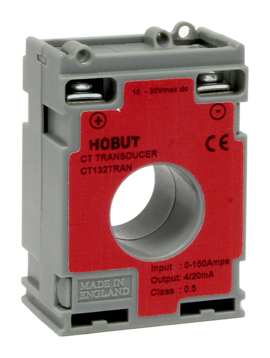 HOBUT CT132TRAN Series Current Transformer, 150A Input, 150:1, 4 → 20 mA Output, 21mm Bore, 15 → 30 V