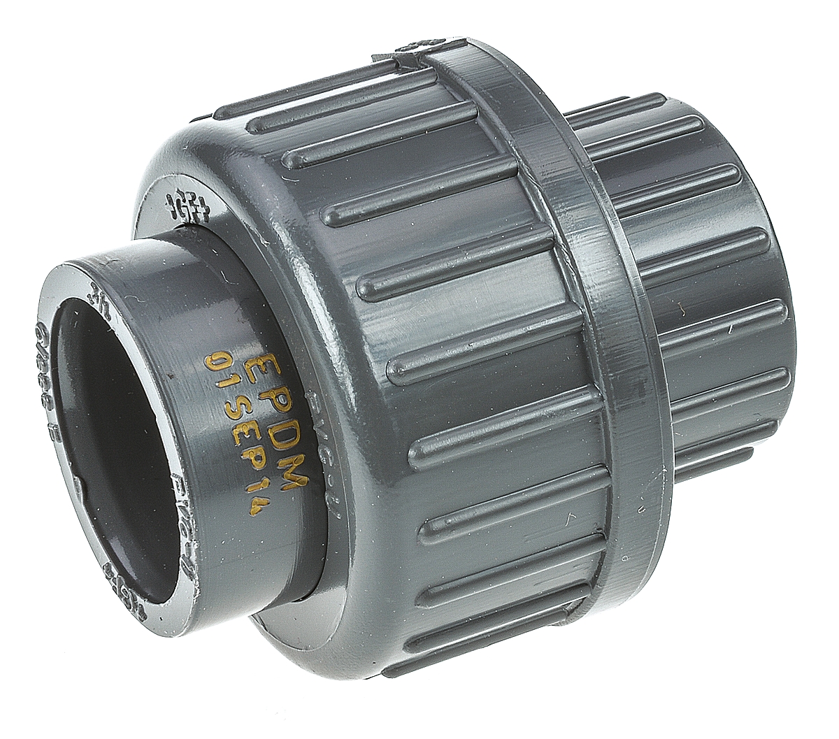 Georg Fischer Plastic Pipe Fitting, Straight Union, 1/2in