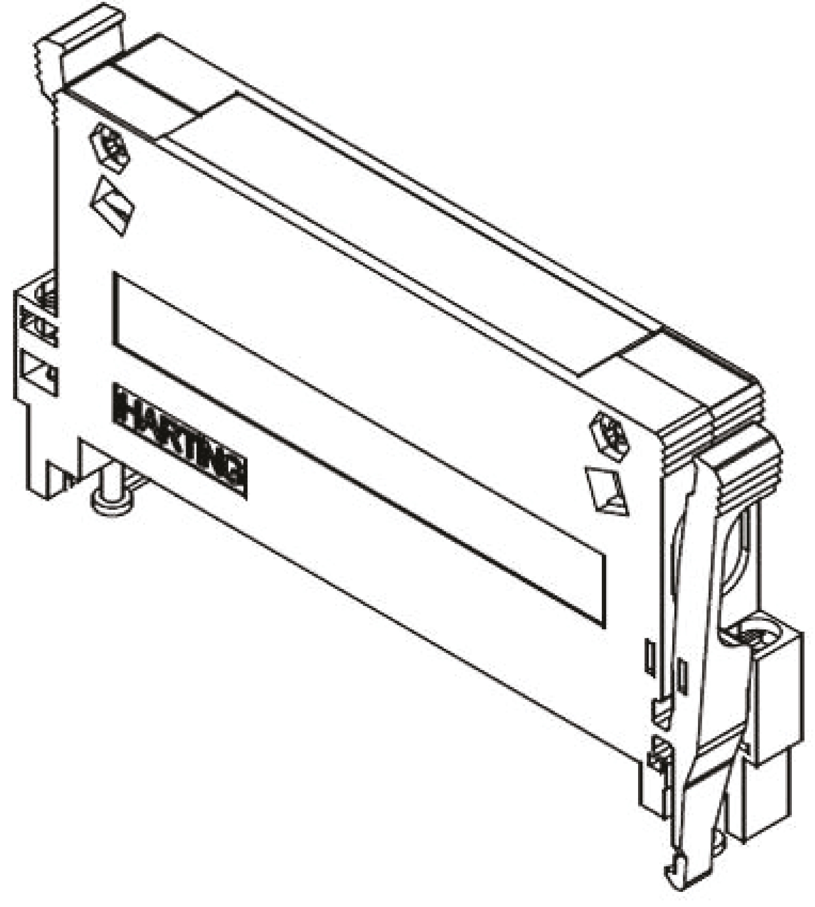 HARTING, 09 06 Shell Housing for use with DIN 41612 Connector