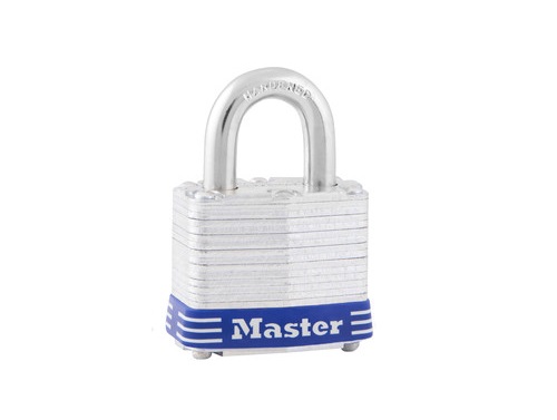 Master Lock Key Steel Padlock, 7mm Shackle
