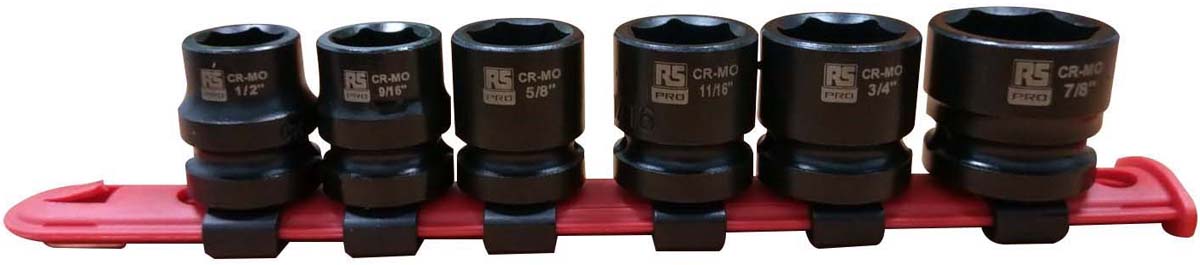 RS PRO 1/2 → 7/8in, 1/2 in Drive Impact Socket