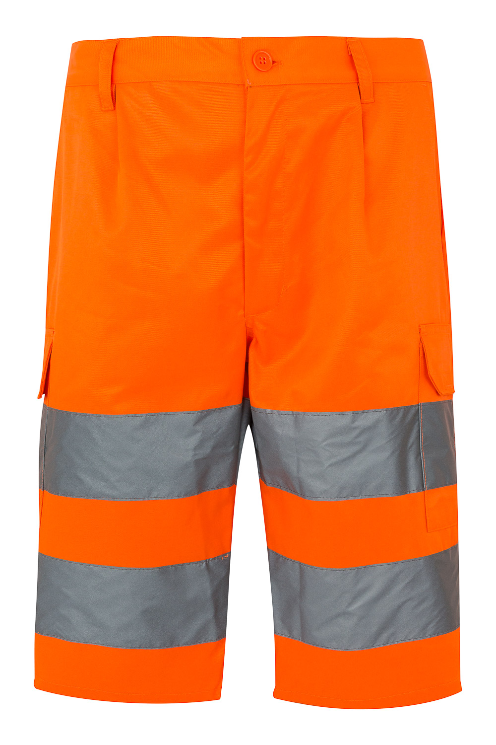 Velilla 303005 Fluorescent Orange Unisex Hi Vis Shorts, 122cm