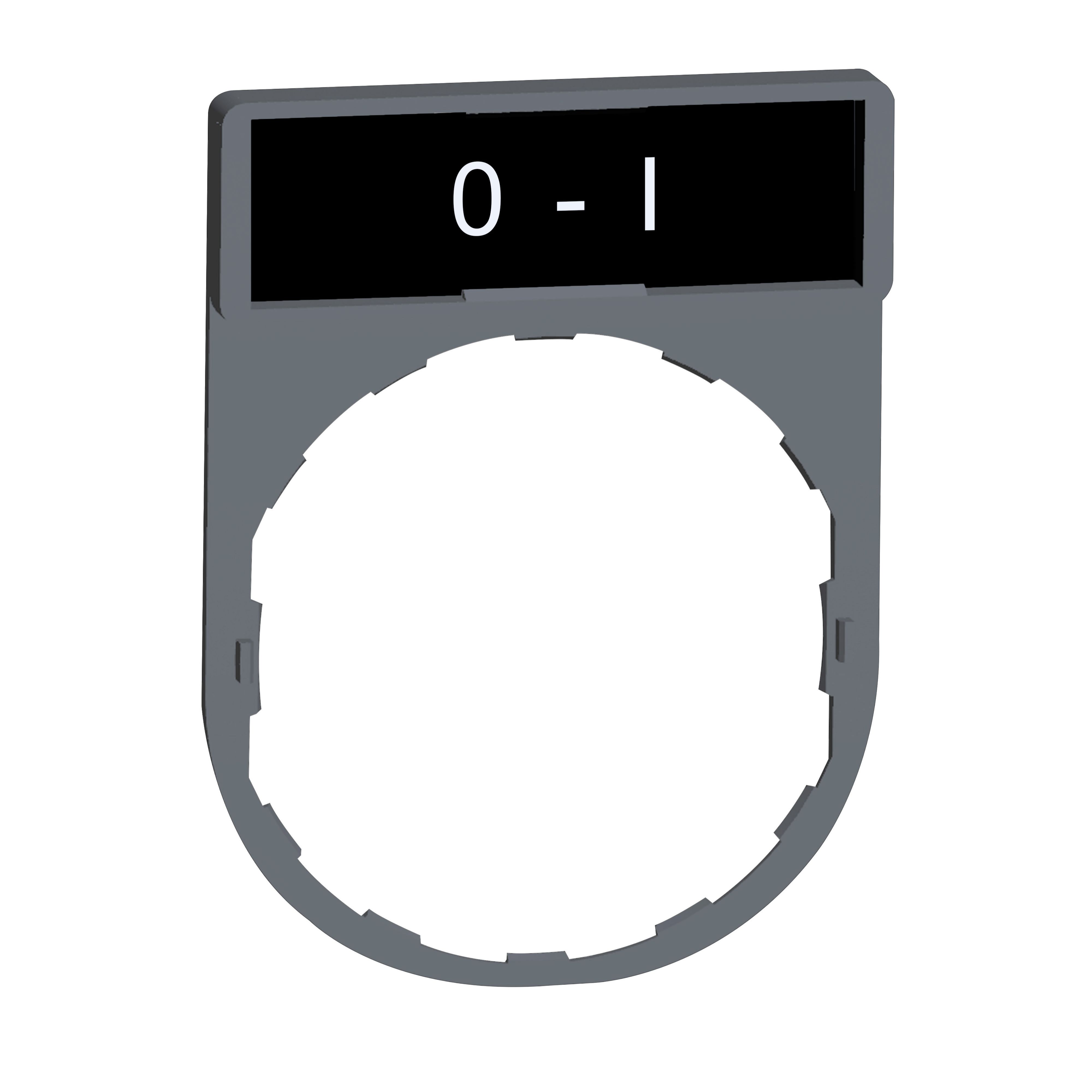 Schneider Electric Legend Holder for Use with Harmony XB4, Harmony XB5, O-I