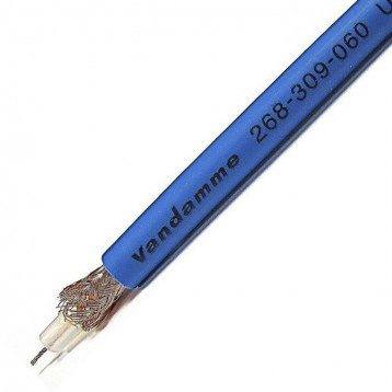 Van Damme Standard 75 Series, 500 m, RG59 Coaxial, Unterminated 75 Ω