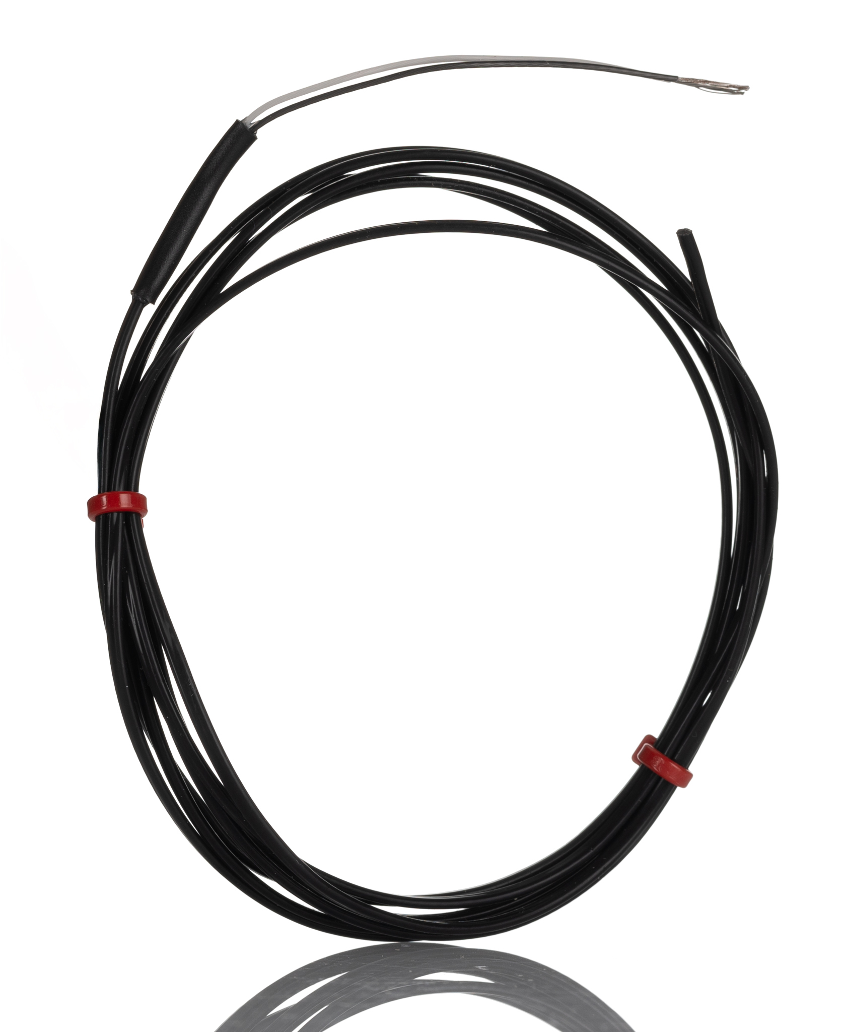 RS PRO Type J Hermetically Sealed Thermocouple 2m Length, 7/0.2mm Diameter, -75°C → +260°C