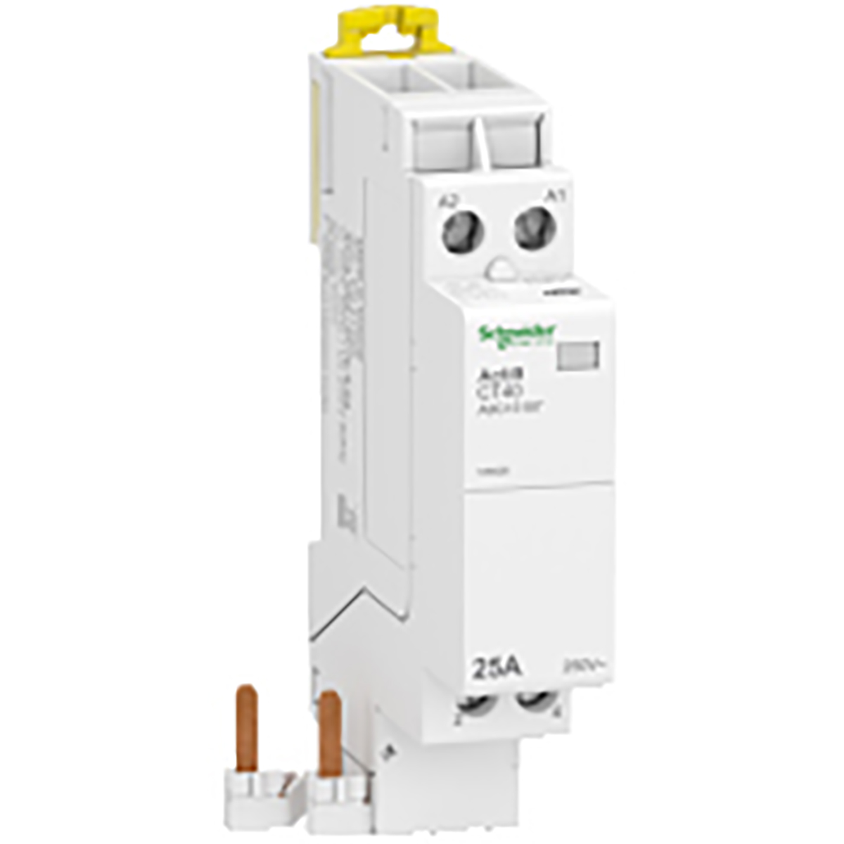 Schneider Electric Acti9 iDT40 Acti9 iDT40 CT Contactor, 230 V ac Coil, 2-Pole, 25 A, 2NO, 250 V ac