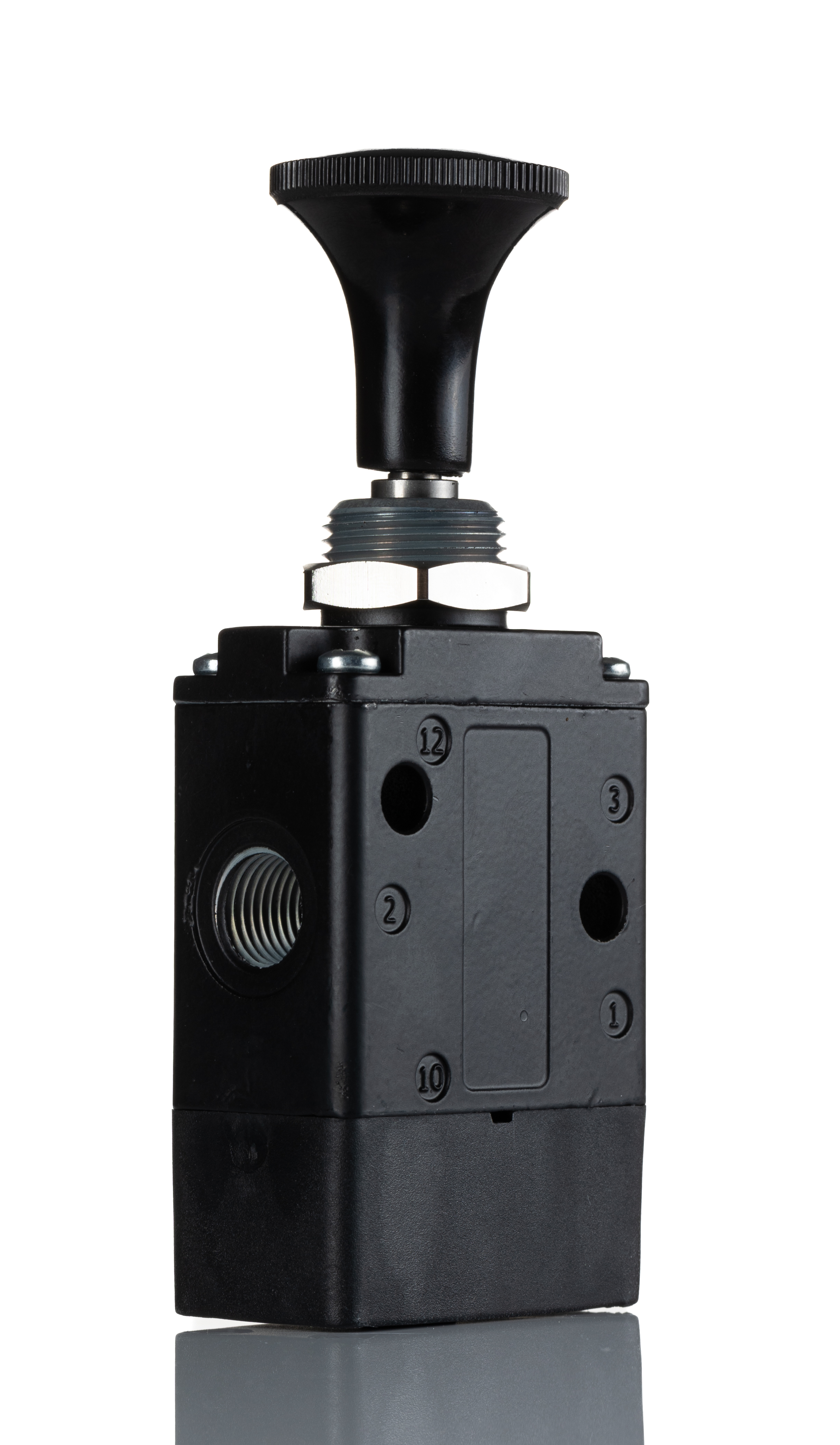 Norgren Knob 3/2 Pneumatic Manual Control Valve 03 Series, G 1/4, 1/4in, III B