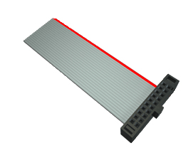 Samtec FFSD Series Flat Ribbon Cable, 40-Way, 1.27mm Pitch, 50.8mm Length, Tiger Eye IDC to Tiger Eye IDC