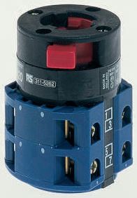 Kraus & Naimer, DP 2 Position 60° On-Off Cam Switch, 25A