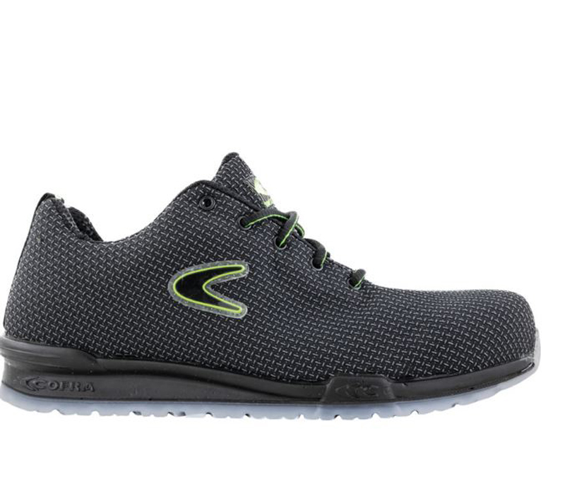 Cofra MONTI Unisex Black Toe Capped Safety Trainers, UK 12, EU 47