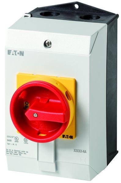Eaton 3 Pole Surface Mount Isolator Switch - 25A Maximum Current, 11kW Power Rating, IP65