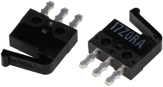 Omron Leaf Lever Micro Switch, PCB Terminal, 50 mA, SP-CO, IP40