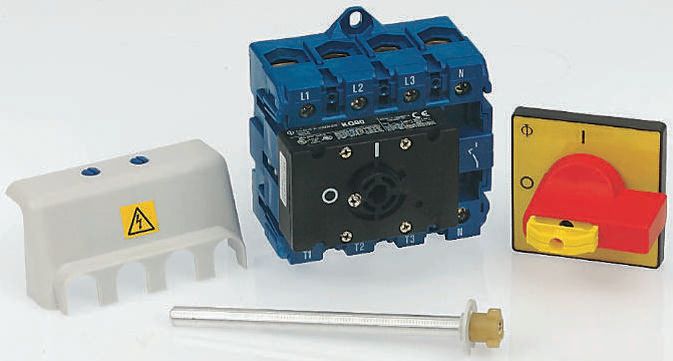 Kraus & Naimer 3P Pole Isolator Switch - 32A Maximum Current, 11kW Power Rating, IP65