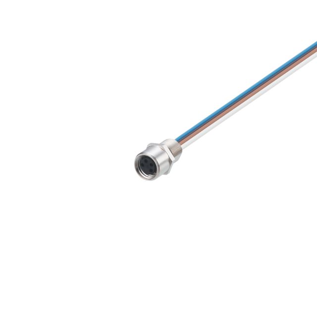ifm electronic Industrial Circular Connector, 1 Contacts, Cable, M8 Connector, Socket, Female, IP67, E Series