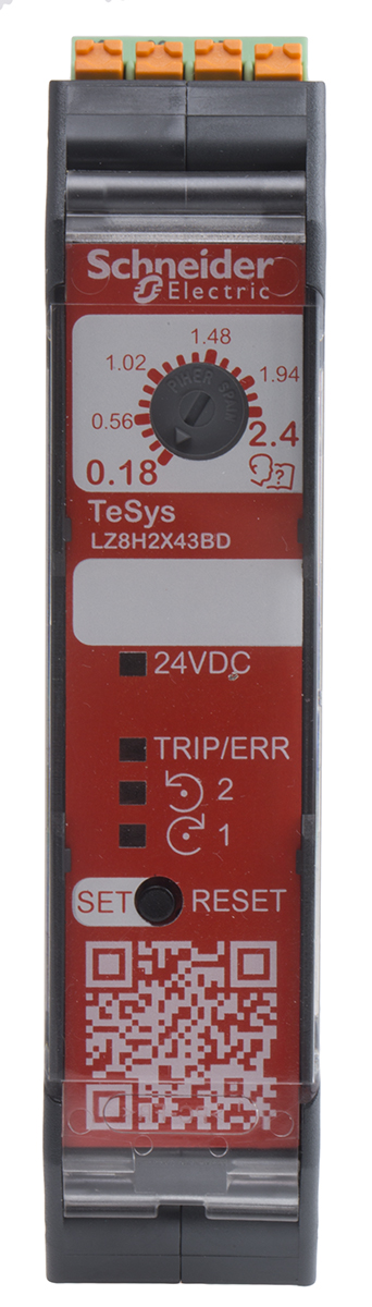 Schneider Electric TeSys Advanced Motor Starter, 1.1 kW, 0.18 → 2.4 A