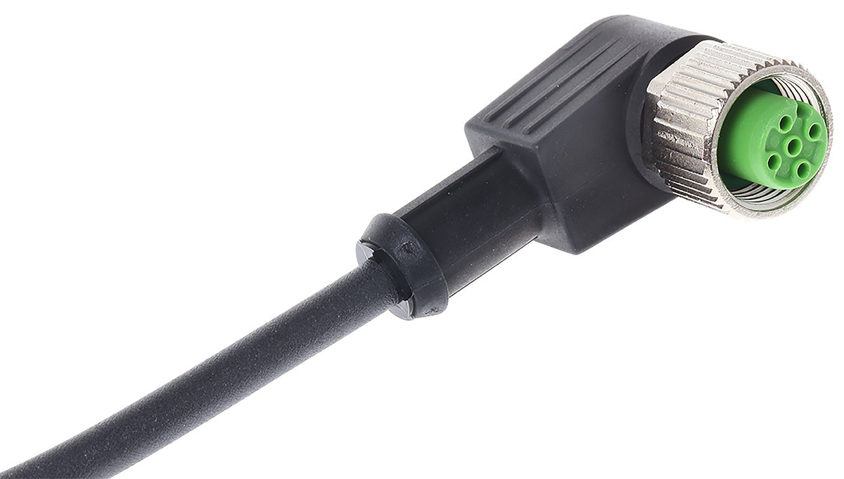 Murrelektronik Limited Female 4 way M12 to Unterminated Free End Sensor Actuator Cable, 5 m