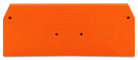 WAGO 280 Series End and Intermediate Plate for Use with 280 Series Terminal Blocks
