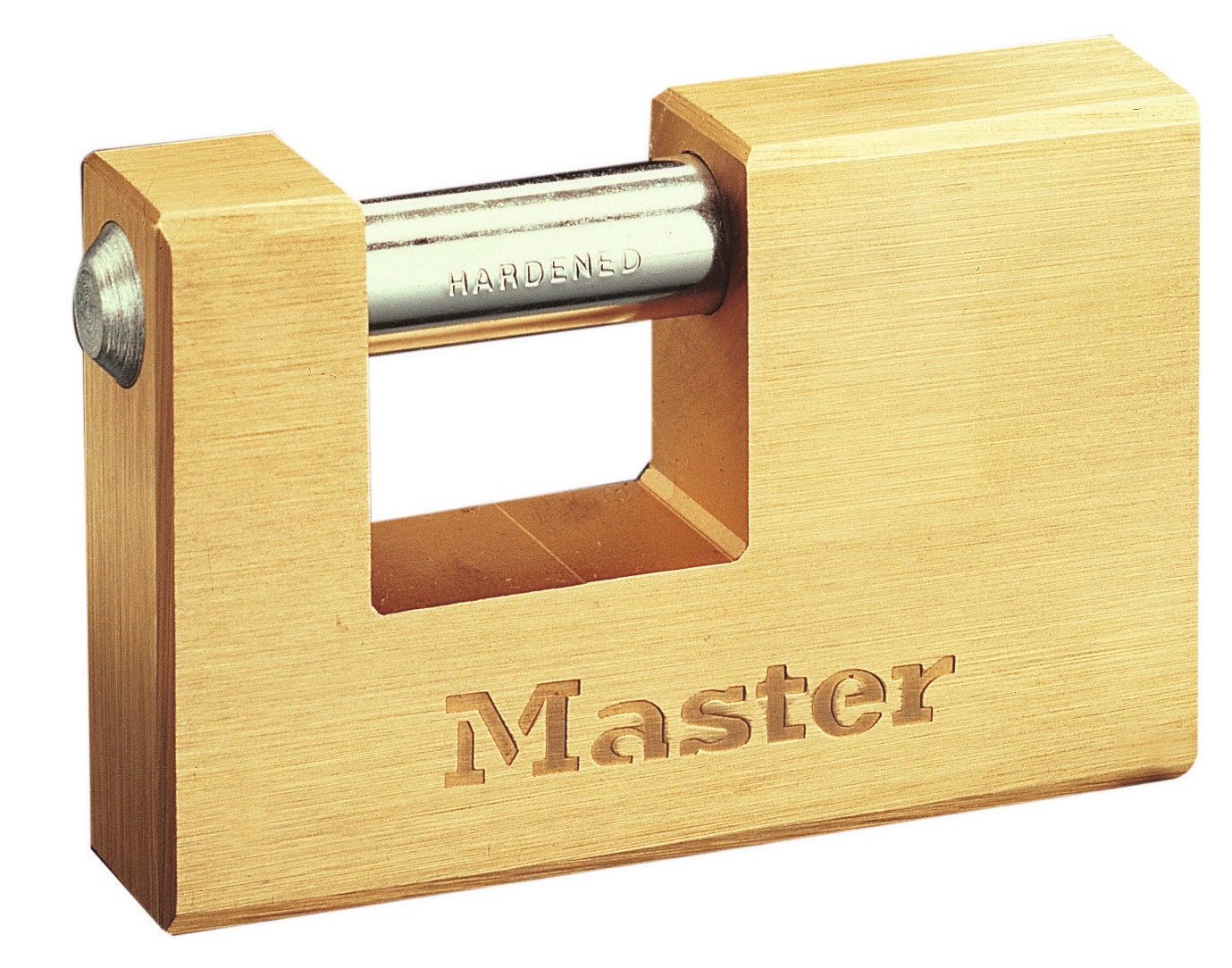 Master Lock Padlock Brass Padlock, 12mm Shackle, 85mm Body