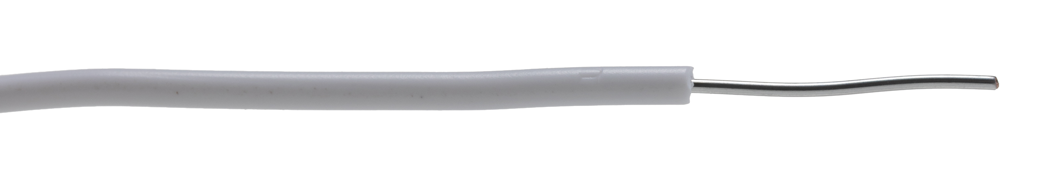 RS PRO White 22AWG Hook Up Wire, 22AWG, 1/0.64mm, 305m, PVC Insulation