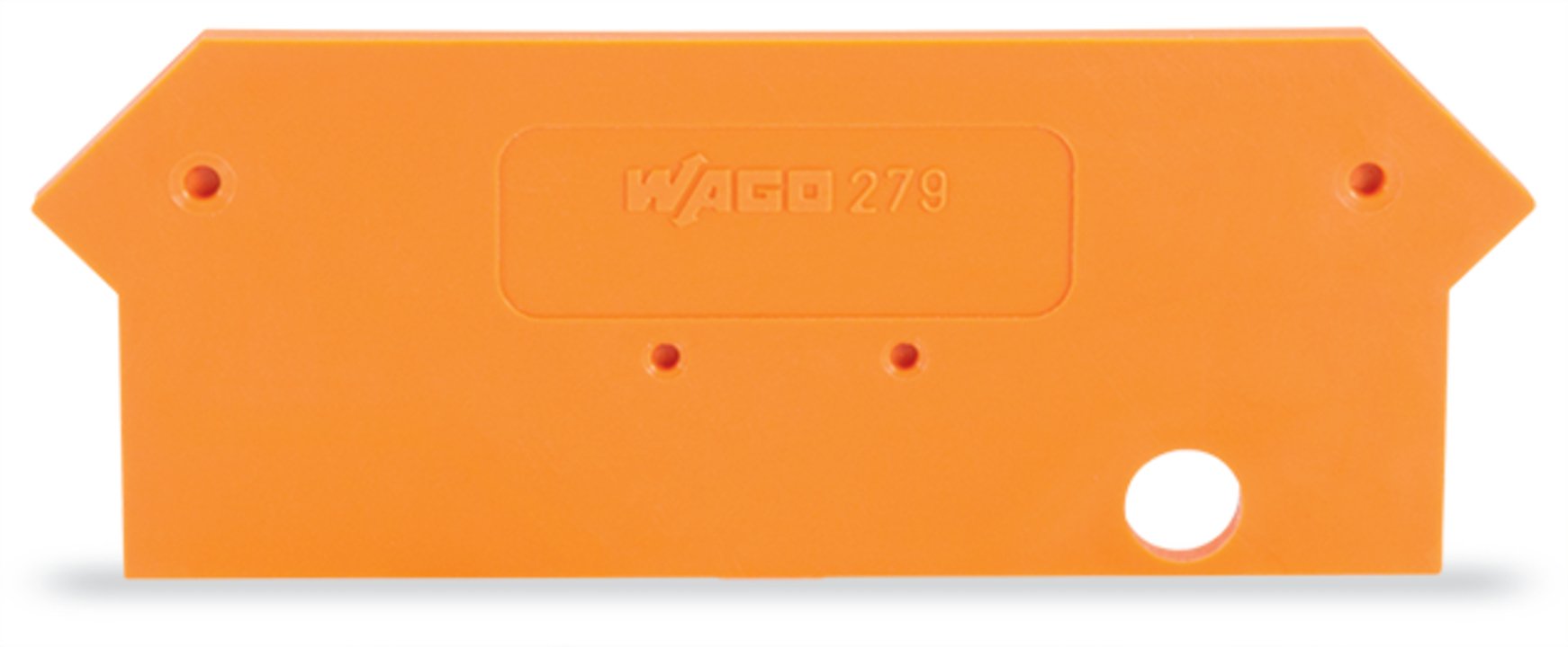 WAGO 279 Series End And Intermediate Plate for Use with Rail Mount Terminal Blocks