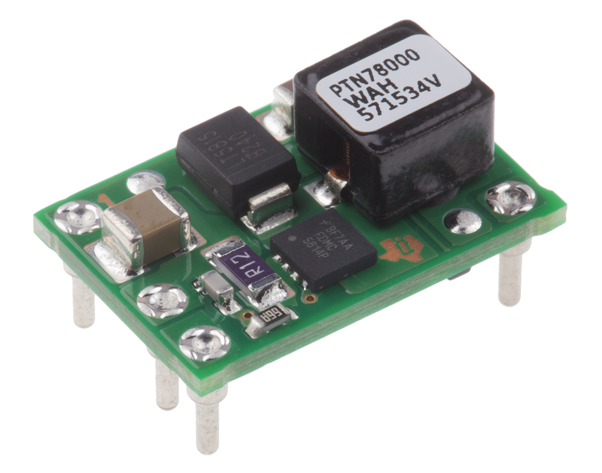 Texas Instruments, PTN78000WAH Step-Down Switching Regulator, 1-Channel 1.5A 5-Pin, DIP Module