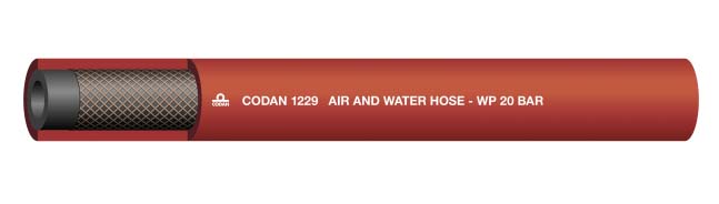 RS PRO EPDM, Hose Pipe, 12.7mm ID, 21.5mm OD, Red, 25m