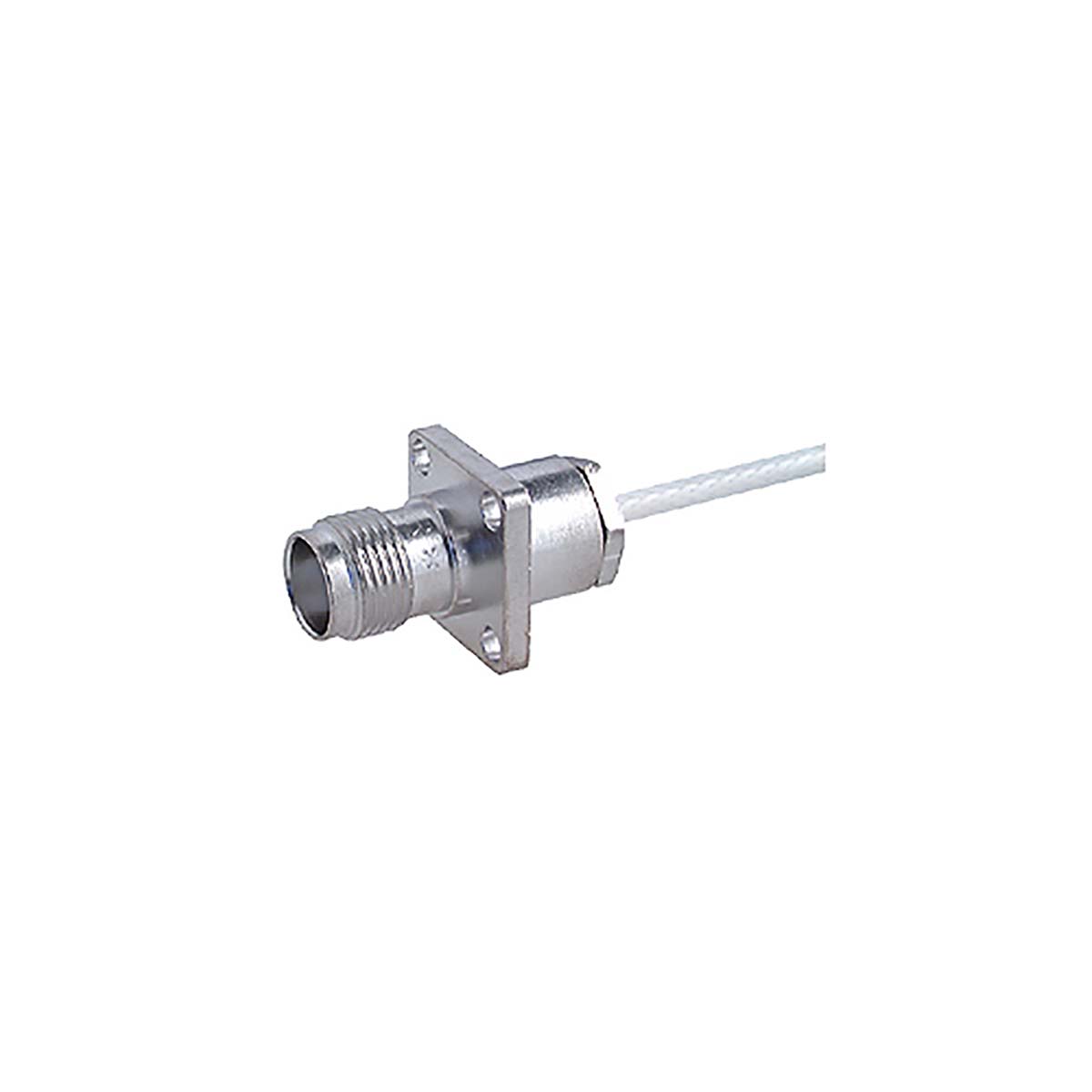 Huber+Suhner 25_TNC-50-2-1/133_NE Series, Jack Cable Mount TNC Connector, 50Ω, Clamp Termination, Straight Body