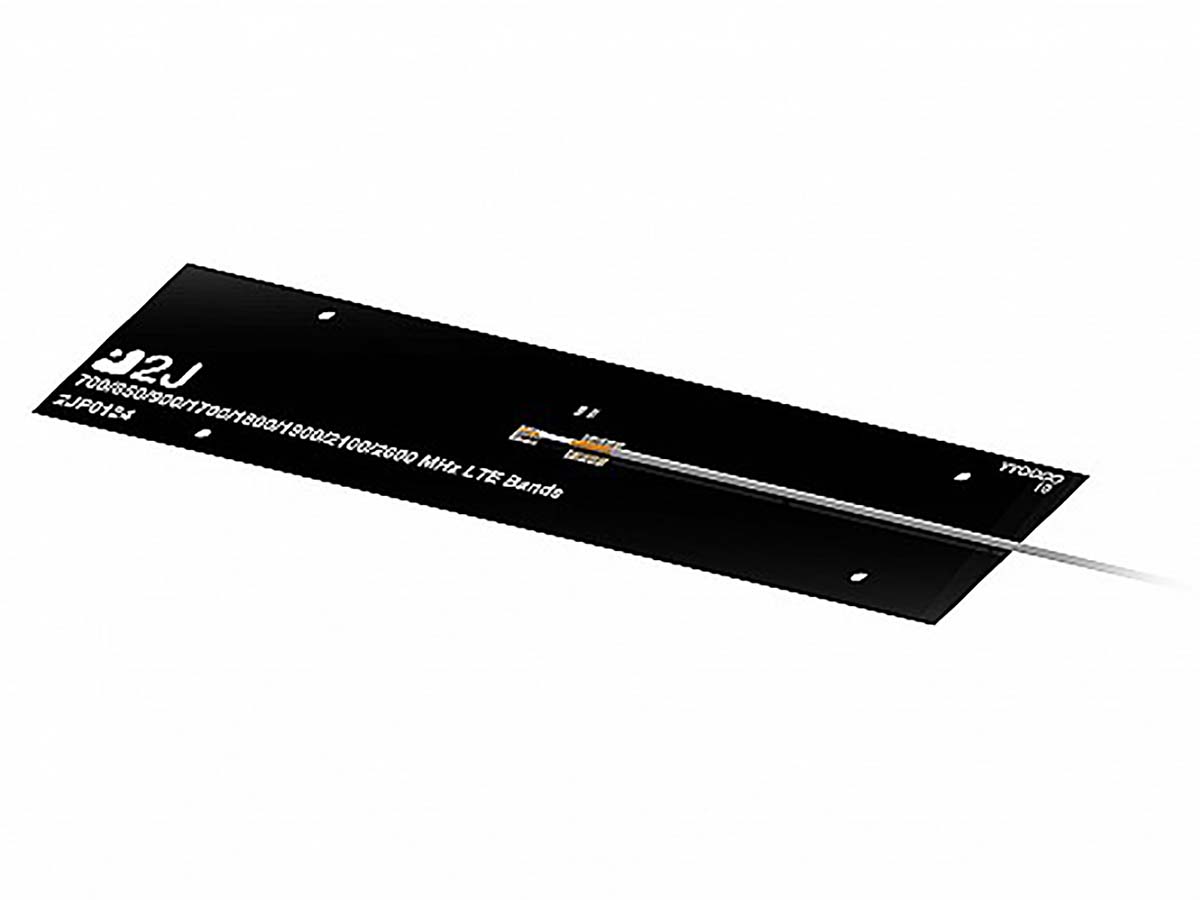 2J Antenna 2JP0124P-015MC137-UFL Patch Multiband Antenna with UFL Connector, 2G (GSM/GPRS), 3G (UTMS), 4G (LTE)