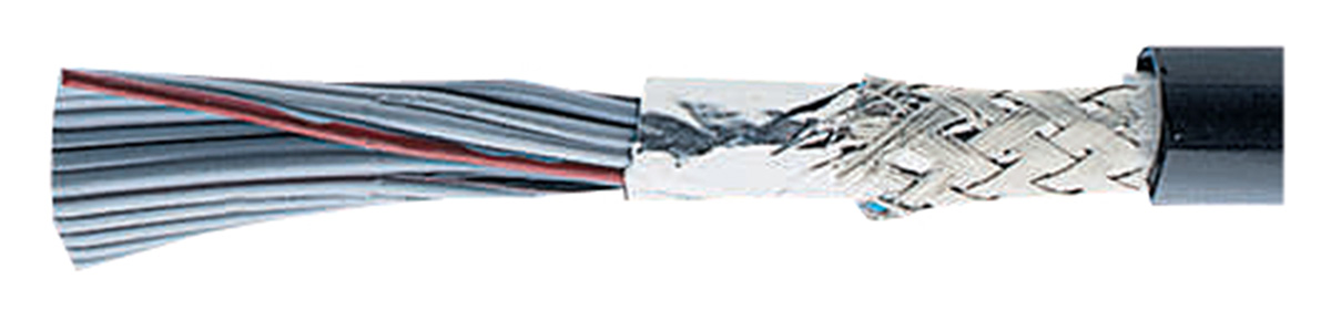 Alpha Wire Round Ribbon Cable, 26-Way, 1.27mm Pitch, 30m Length