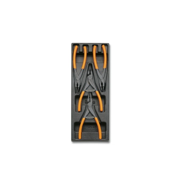 BETA 4 Piece Universal Use Tool Kit with Hard Thermoformed Tray