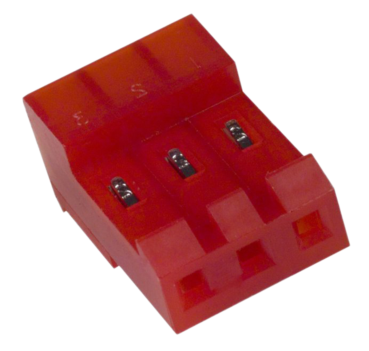 TE Connectivity MTA-156 Series 3.96mm Pitch Right Angle Cable Mount IDC Connector, Socket, 3 Way, 1 Row