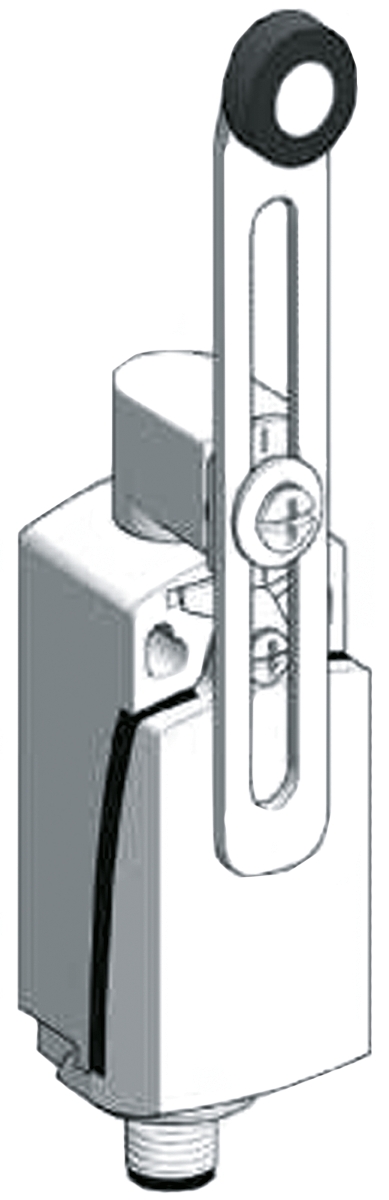 Telemecanique Sensors XCKD Series Roller Lever Limit Switch, NO/NC, IP66, IP67, DPST, Zinc Alloy Housing, 60V ac Max,