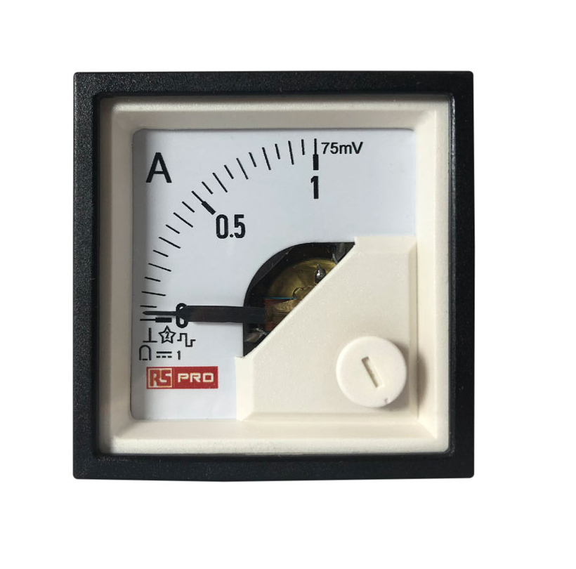 RS PRO Analogue Voltmeter DC, Analogue Display 1 %