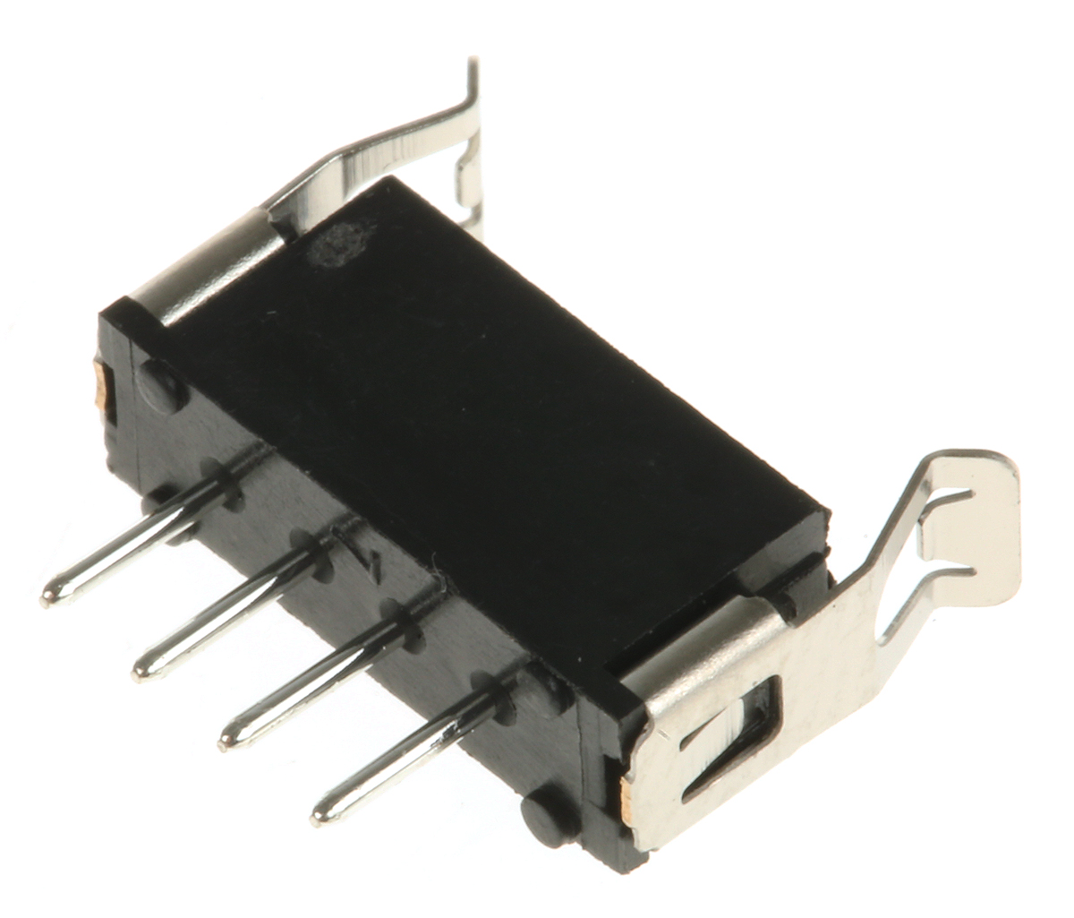 HARWIN Datamate L-Tek Series Straight Through Hole PCB Header, 4 Contact(s), 2 mm Pitch, 1 Row, Shrouded