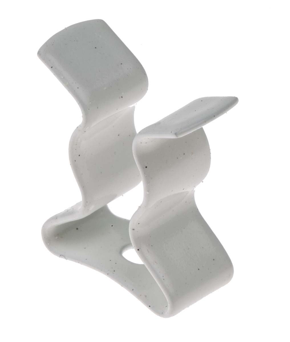 RS PRO 6.35mm Steel Spring Clip, 13.49mm x 6.35mm x 15.08mm, 8BA