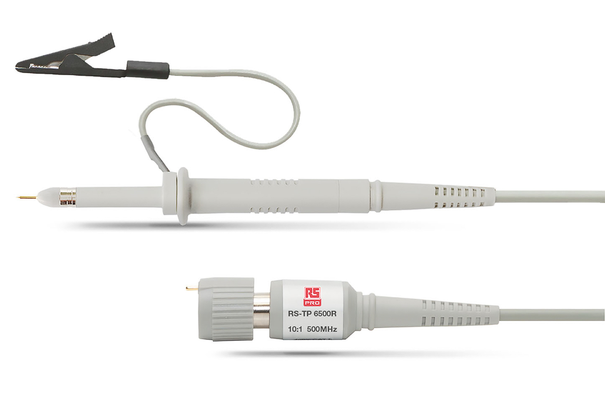 RS PRO Oscilloscope Probe, Voltage Type, 500MHz, 10:1, BNC Connector