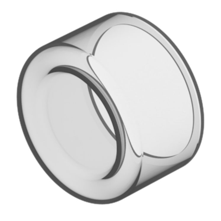 EAO Front Protective Cap, For Use With Indicator And Illuminated Pushbutton