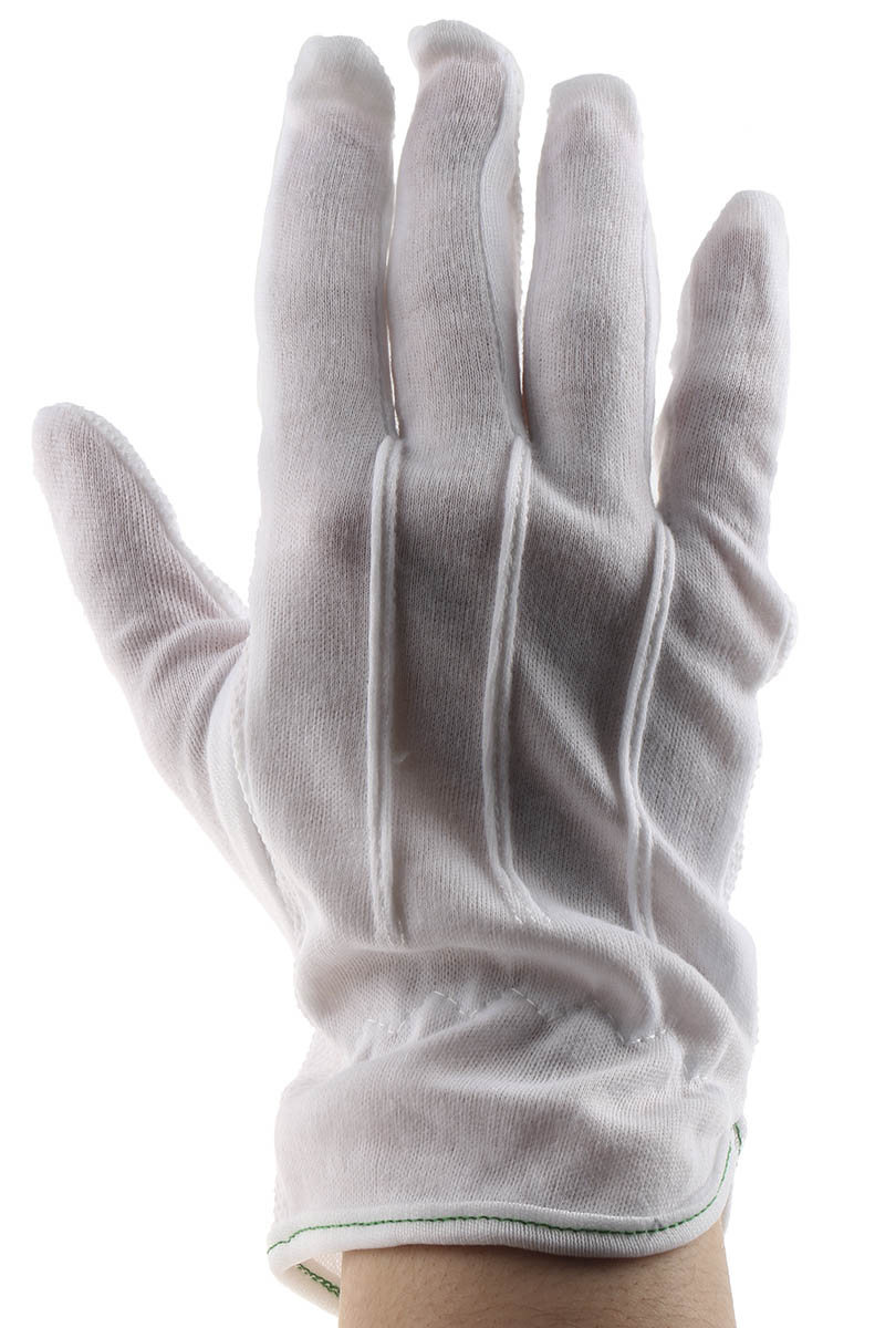 Portwest A080WHR White Cotton Cotton Work Gloves, Size 9, Latex, Nitrile, Polyurethane, PVC Coating