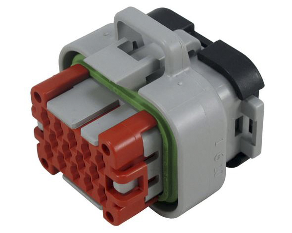 TE Connectivity, AMPSEAL Automotive Connector Plug Grey Cable Mount 14 Way 776273-4