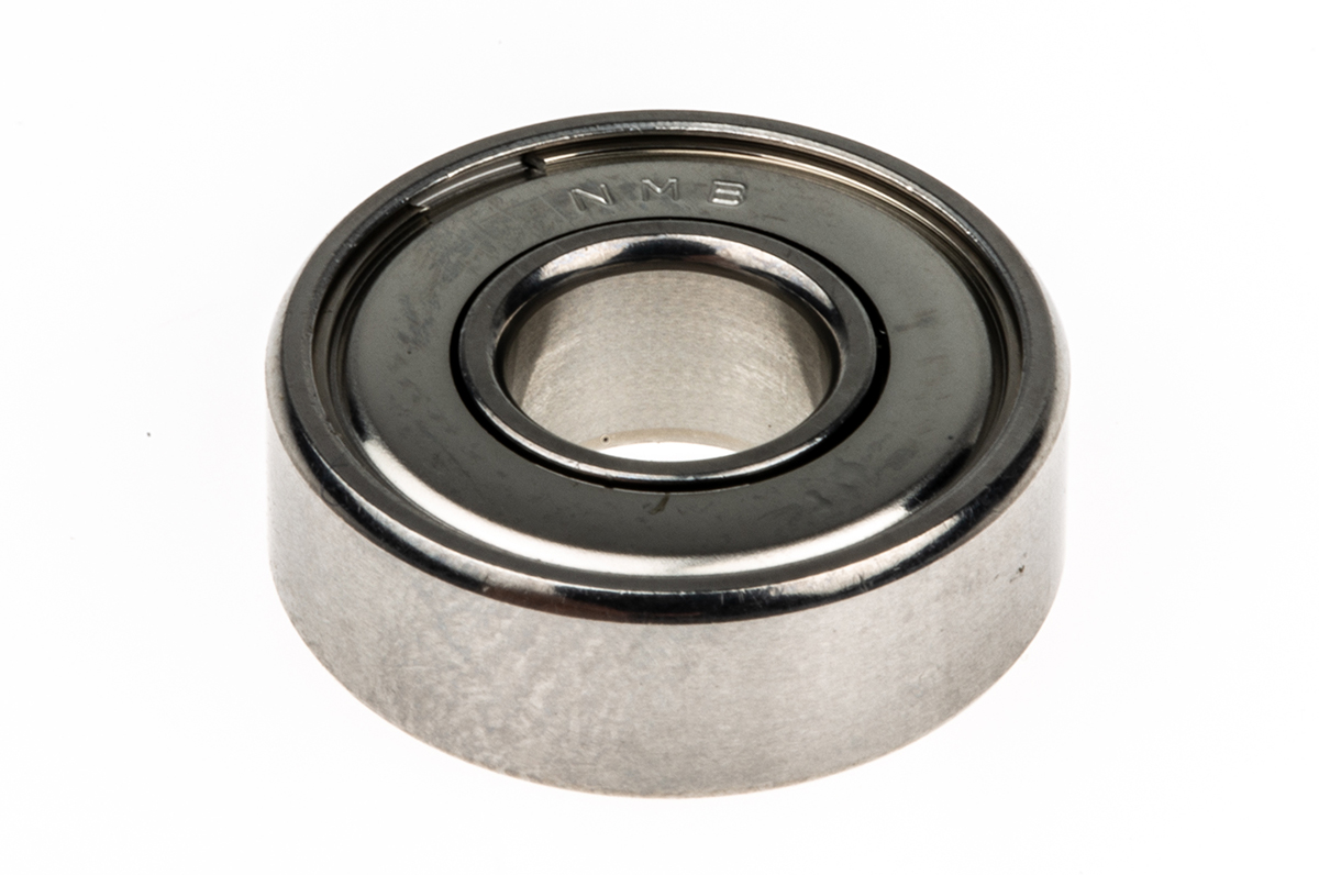 NMB DDR-1560ZZMTP24LY121 1 Row Ball Bearing - 6 mm ID, 15 mm OD