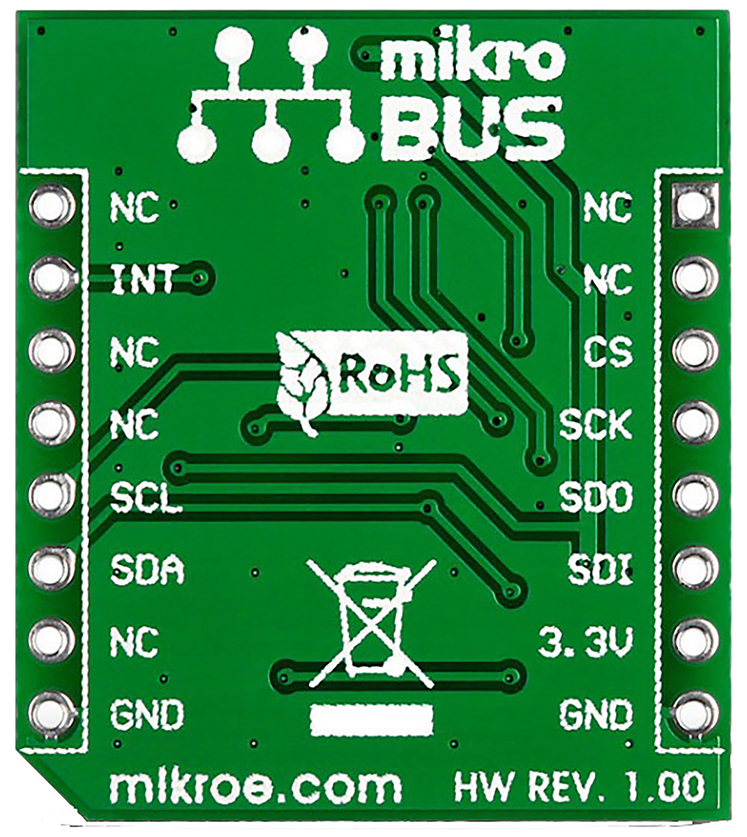 MikroElektronika 6DOF IMU Click Inertial Measurement Unit (IMU) - 6 DoF MikroBus Click Board for MAX21105
