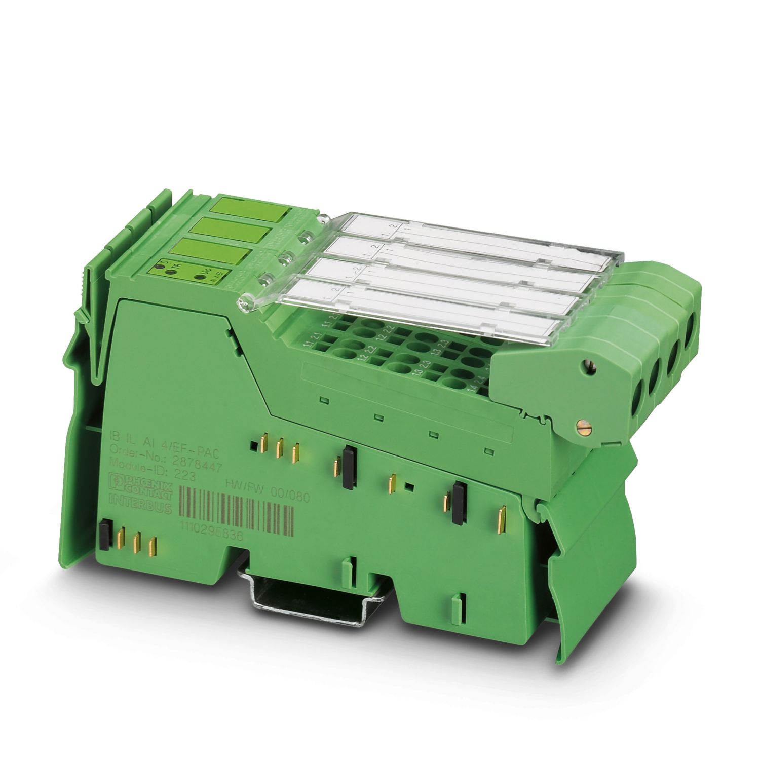Phoenix Contact IB IL AI 4/EF-PAC Series Terminal Block, Analogue