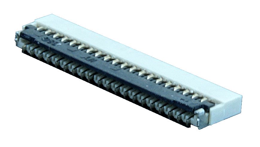 Display Visions, EA WF030 0.3mm Pitch 39 Way Straight Female FPC Connector, Solder