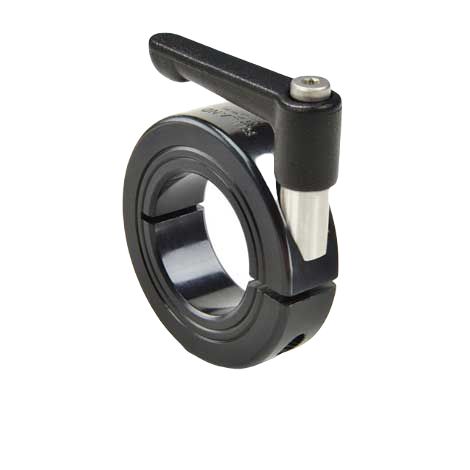 Ruland Shaft Collar, One Piece, Quick Clamp, Bore 16mm, OD 34mm, W 13mm, 1215 Lead-Free Carbon Steel