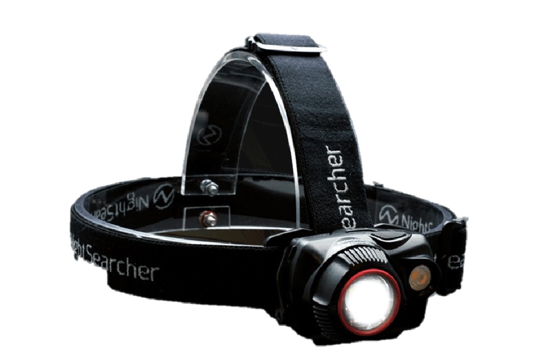 Nightsearcher LED UPGRADED ZOOM 700R Head Torch 700 lm, 200 m Range
