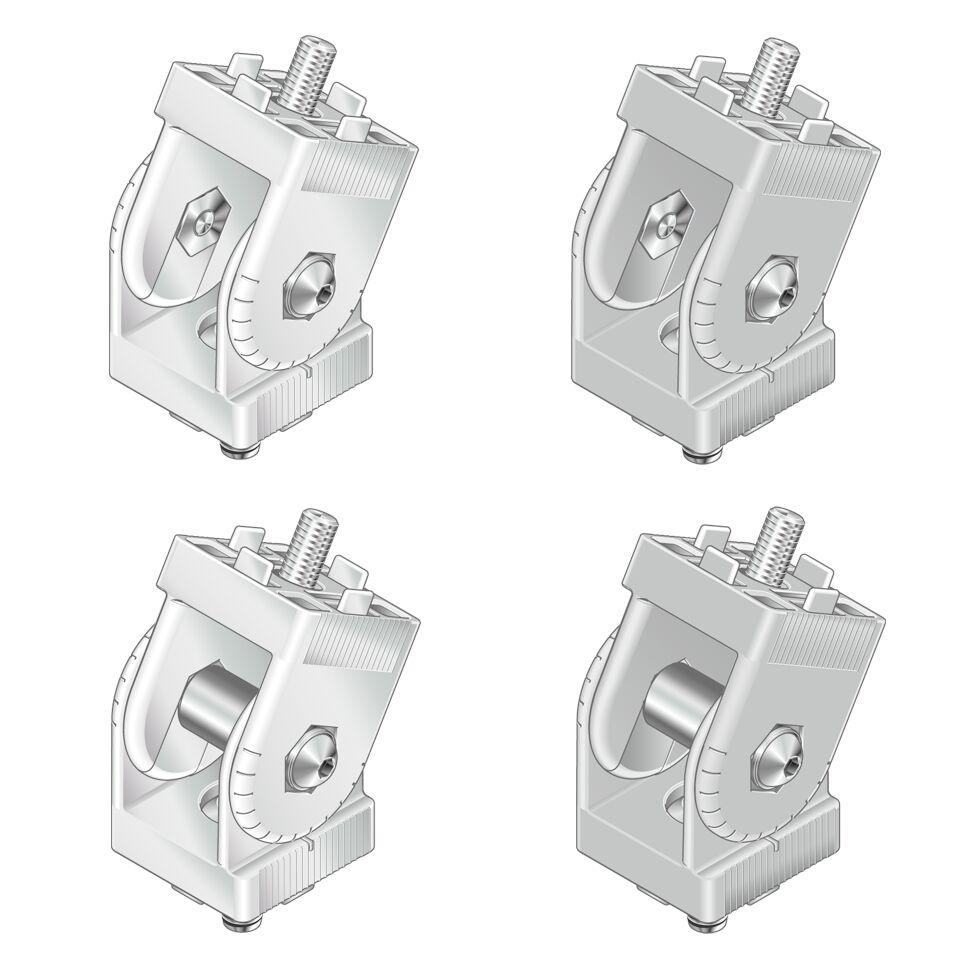 Bosch Rexroth M8 Multi-Angle Connector, Connecting Component, Strut Profile 45 mm, Groove Size 10mm