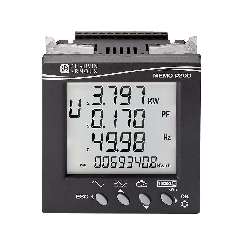 Chauvin Arnoux Energy 3 Phase Backlit LCD Power Monitoring DeviceEnergy Meter