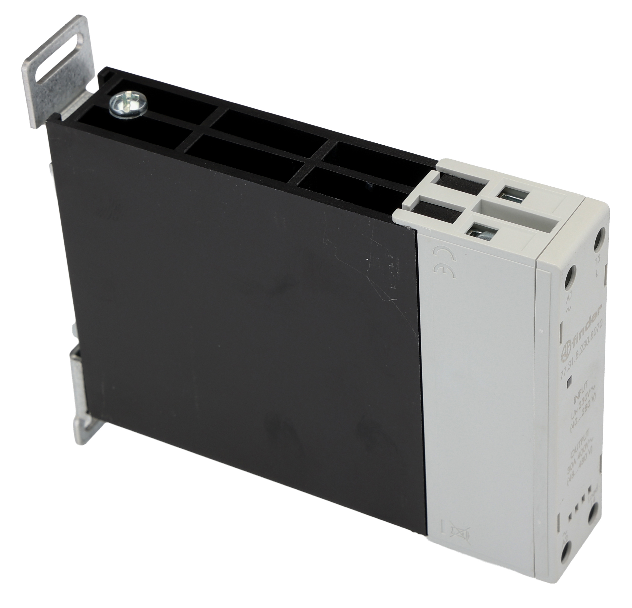 Finder 77 Series Solid State Relay, 30 A Load, DIN Rail Mount, 480 V ac Load, 230 V ac Control