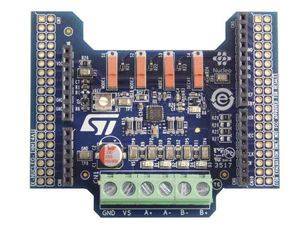 STMicroelectronics Stepper Motor Driver Expansion Board Motor Driver for X-NUCLEO-IHM14A1 for STM32 Nucleo, Arduino Uno