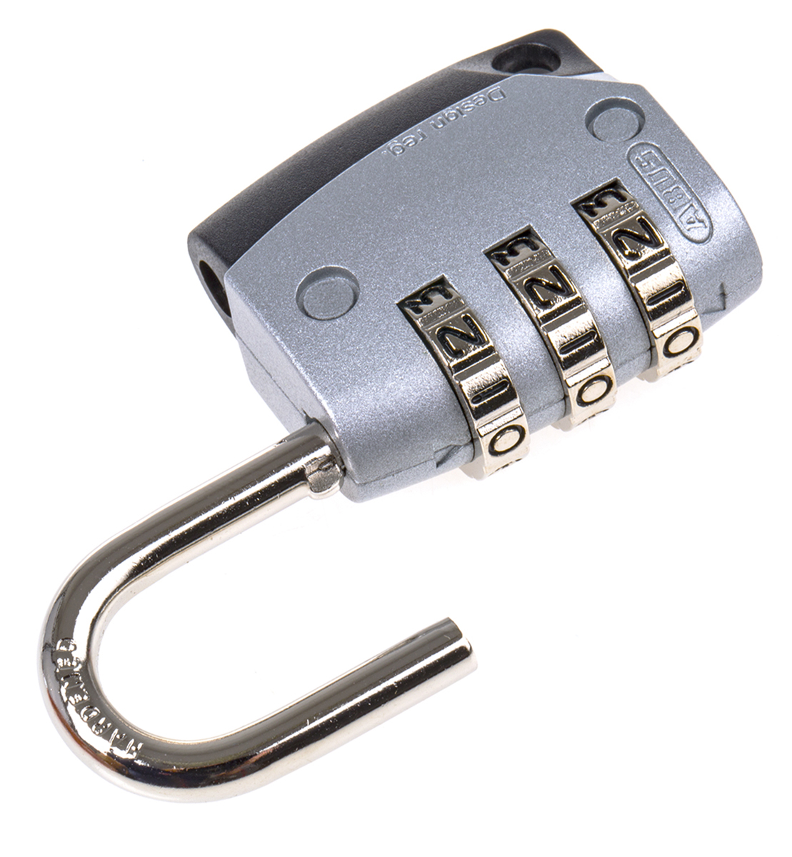 ABUS Combination Weatherproof Steel, Zinc Combination Padlock, 4.5mm Shackle, 31mm Body